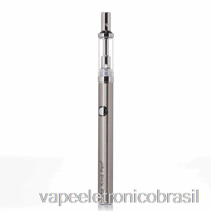 Vape Recarregável The Kind Pen Slim 510 Vaporizador Kit Prata